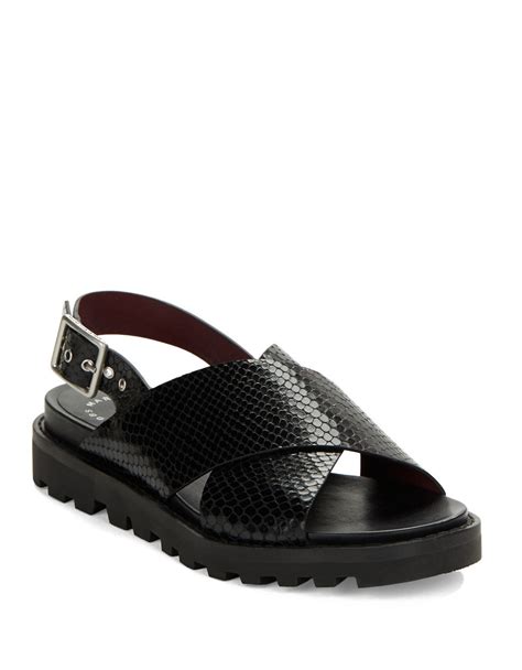 marc jacobs leather sandals.